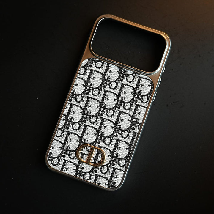 FRATO iPhone 17 Series iPhone 17 Pro max Luxury Pattern Case for iPhone 17 Series | Metallic Frame Protective Cover