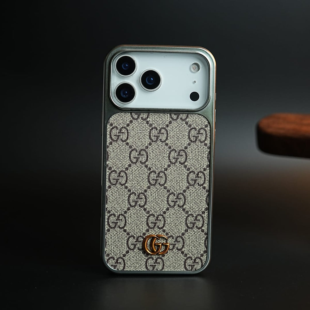 FRATO iPhone 17 Series iPhone 17 Pro max Luxury Woven Pattern Case for iPhone 17 Series | Metallic Frame Protective Cover