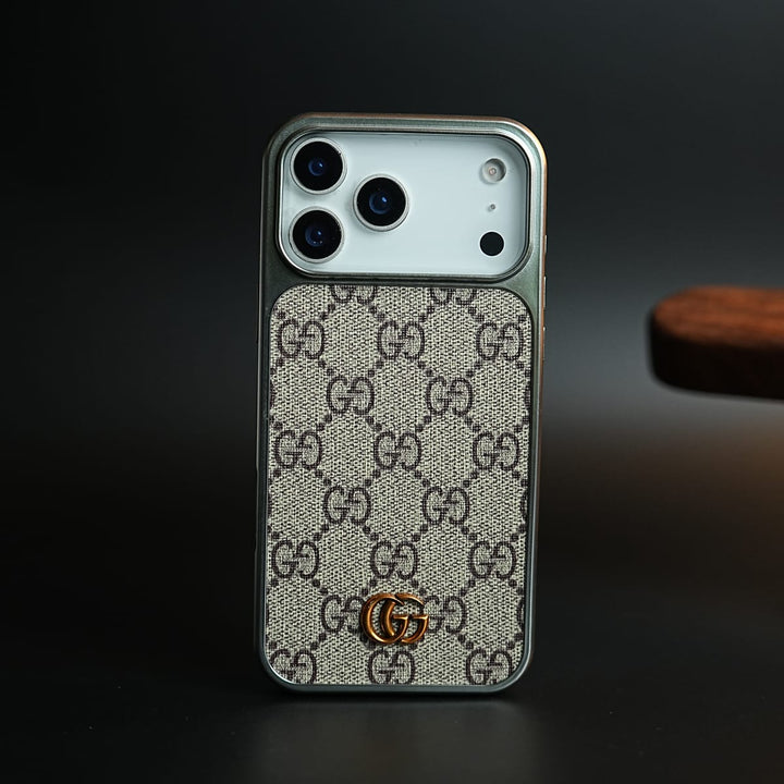 FRATO iPhone 17 Series iPhone 17 Pro max Luxury Woven Pattern Case for iPhone 17 Series | Metallic Frame Protective Cover