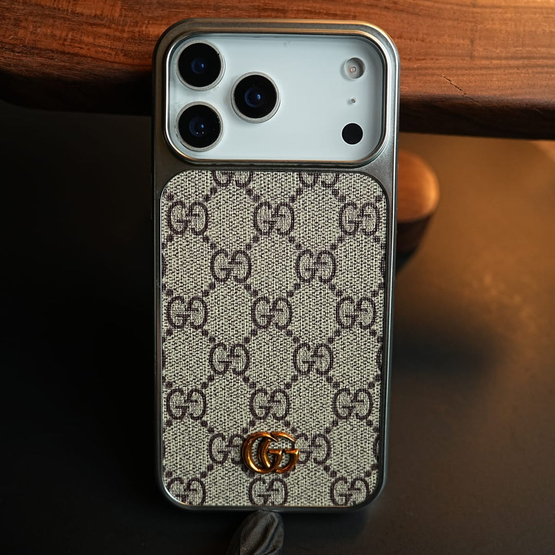FRATO iPhone 17 Series iPhone 17 Pro max Luxury Woven Pattern Case for iPhone 17 Series | Metallic Frame Protective Cover