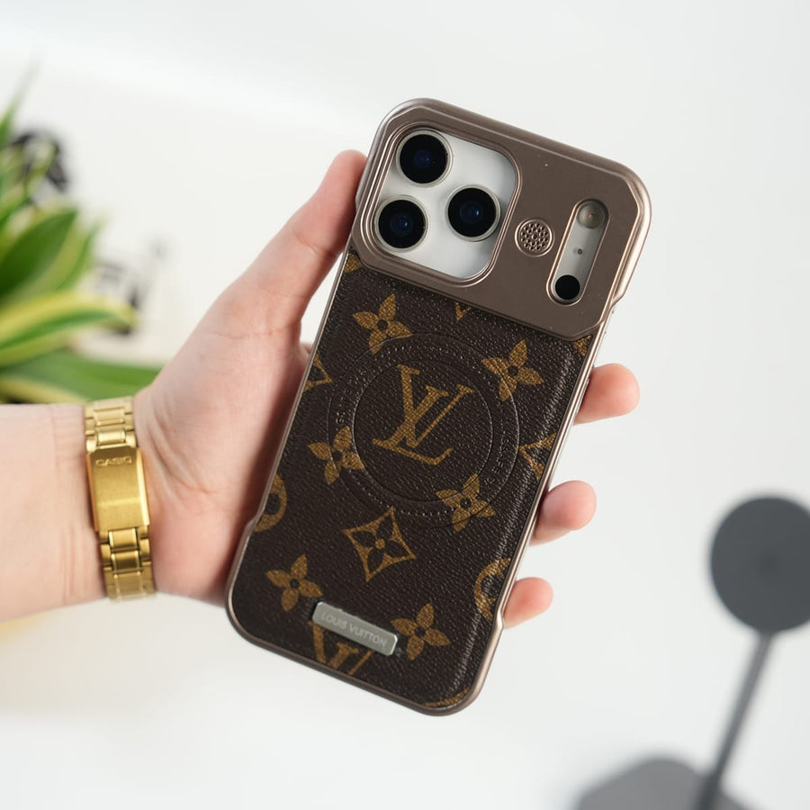 FRATO iPhone 17 Series iPhone 17 Pro Max LV Style Luxury Magnetic Case