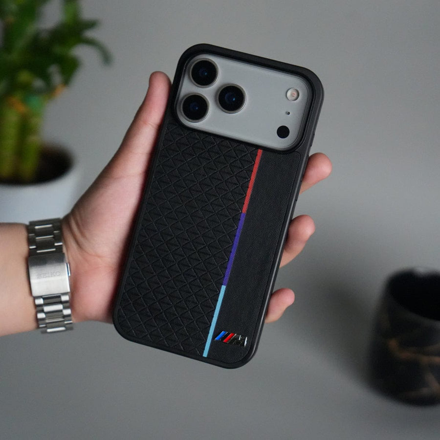 FRATO iPhone 17 Series iPhone 17 Pro Max M Performance Sports Car Logo dual Shade Design Case Cover
