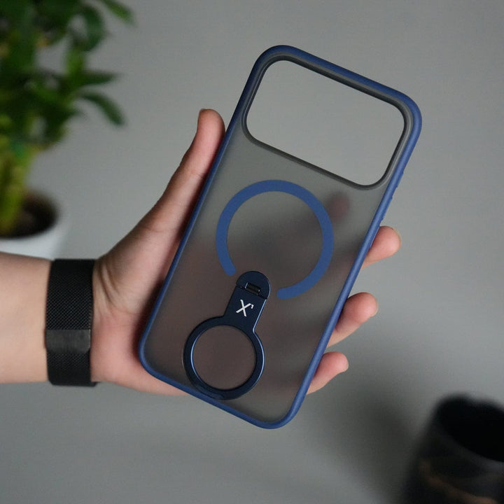FRATO iPhone 17 Series iPhone 17 Pro Max Magnetic Ring Stand Case | Frosted Shockproof Back Cover with Metal Kickstand &amp; MagSafe Support