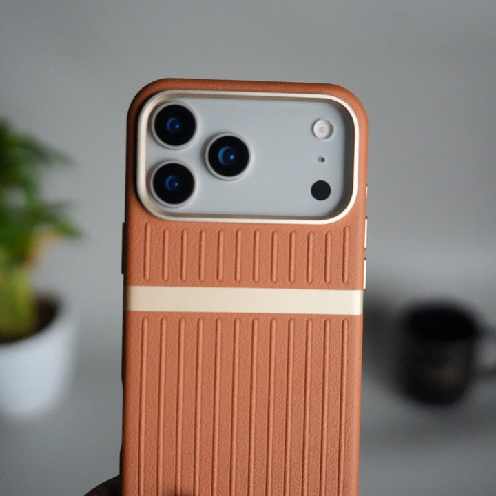 FRATO iPhone 17 Series iPhone 17 Pro Max MagSafe Case | Premium Suitcase Textured Grip Cover with Metal Camera Bumper