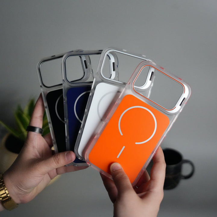 FRATO iPhone 17 Series iPhone 17 Pro Max MagSafe Case with Metal Camera Stand | Slim &amp; Shockproof Protection