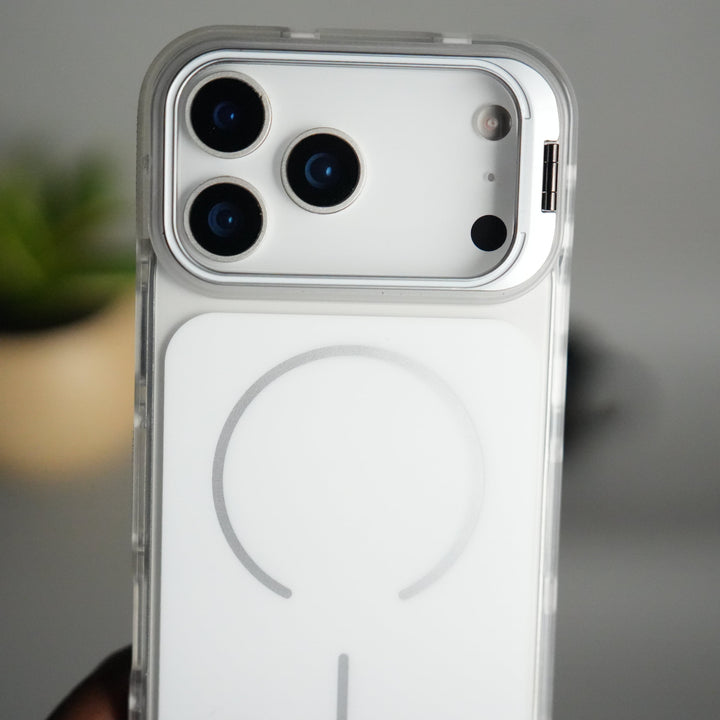 FRATO iPhone 17 Series iPhone 17 Pro Max MagSafe Case with Metal Camera Stand | Slim &amp; Shockproof Protection