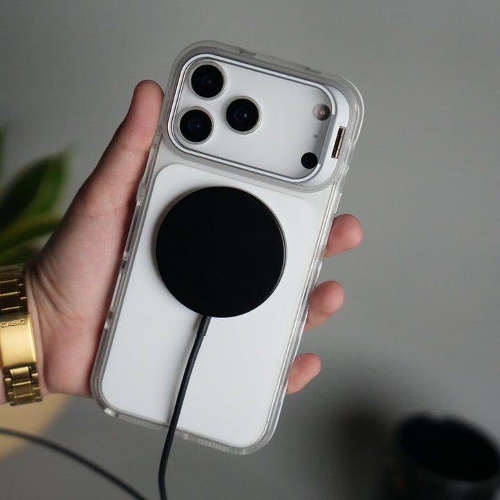 FRATO iPhone 17 Series iPhone 17 Pro Max MagSafe Case with Metal Camera Stand | Slim &amp; Shockproof Protection