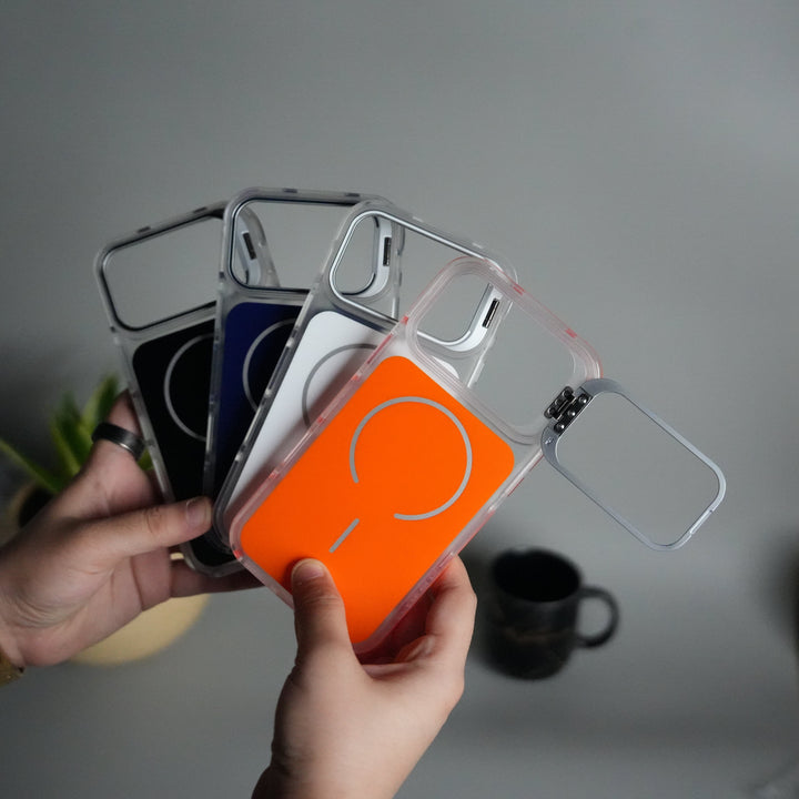 FRATO iPhone 17 Series iPhone 17 Pro Max MagSafe Case with Metal Camera Stand | Slim &amp; Shockproof Protection