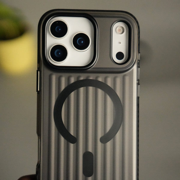 FRATO iPhone 17 Series iPhone 17 Pro Max MagSafe Suitcase Design Case | Shiny Texture Back Cover