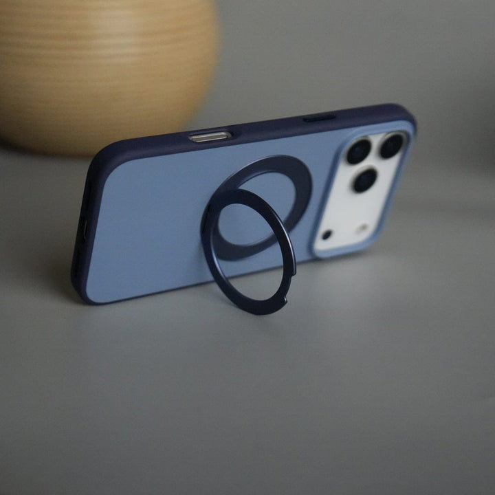 FRATO iPhone 17 Series iPhone 17 Pro Max Matte Shockprof Case with Metal 360° Kickstand