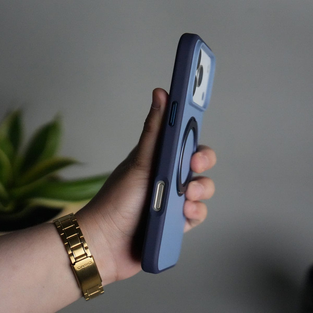 FRATO iPhone 17 Series iPhone 17 Pro Max Matte Shockprof Case with Metal 360° Kickstand