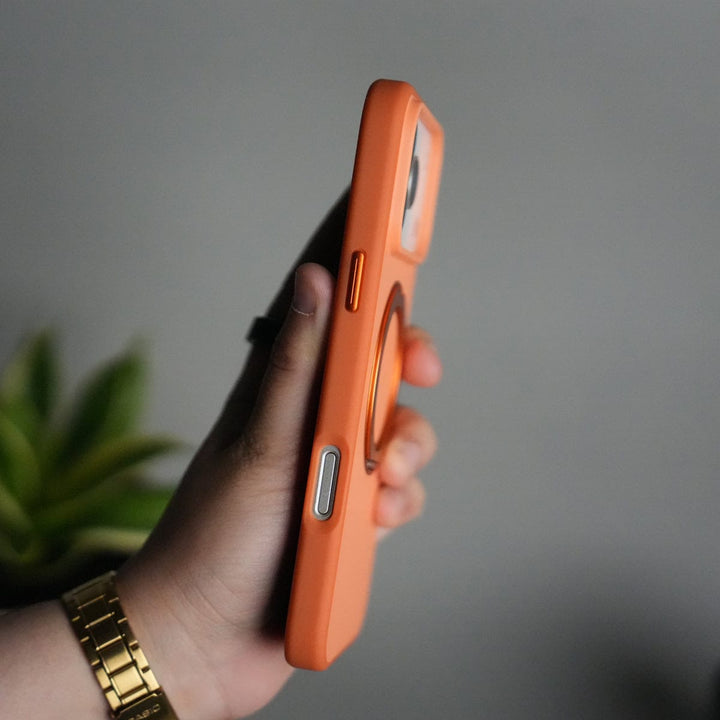FRATO iPhone 17 Series iPhone 17 Pro Max Matte Shockprof Case with Metal 360° Kickstand
