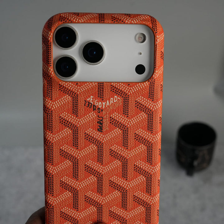 FRATO iPhone 17 Series iPhone 17 Pro Max / Orange iPhone 17 Series GY luxury Design Brand Case Cover