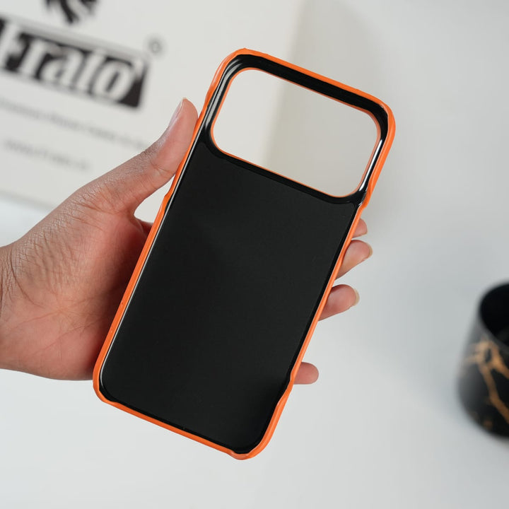 FRATO iPhone 17 Series iPhone 17 Pro Max Premium H-Style PU Leather Case | Luxury Designer-Inspired Protective Cover