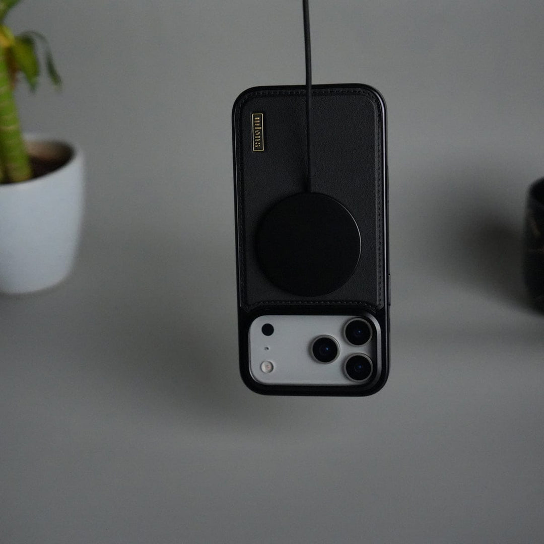 FRATO iPhone 17 Series iPhone 17 Pro Max Premium Leather Back Case with Metal Kickstand And camera Bump Cover