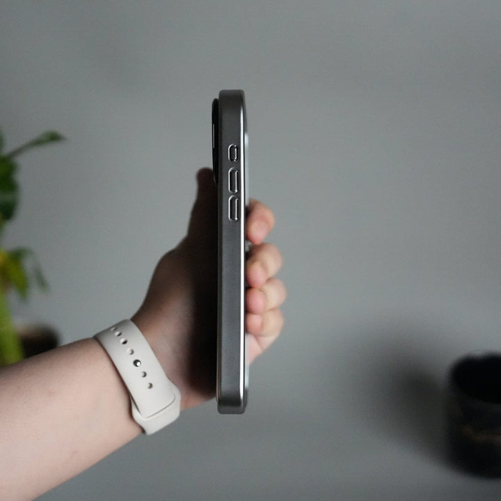 FRATO iPhone 17 Series iPhone 17 Pro Max Premium Leather Back Case with Metal Kickstand And camera Bump Cover