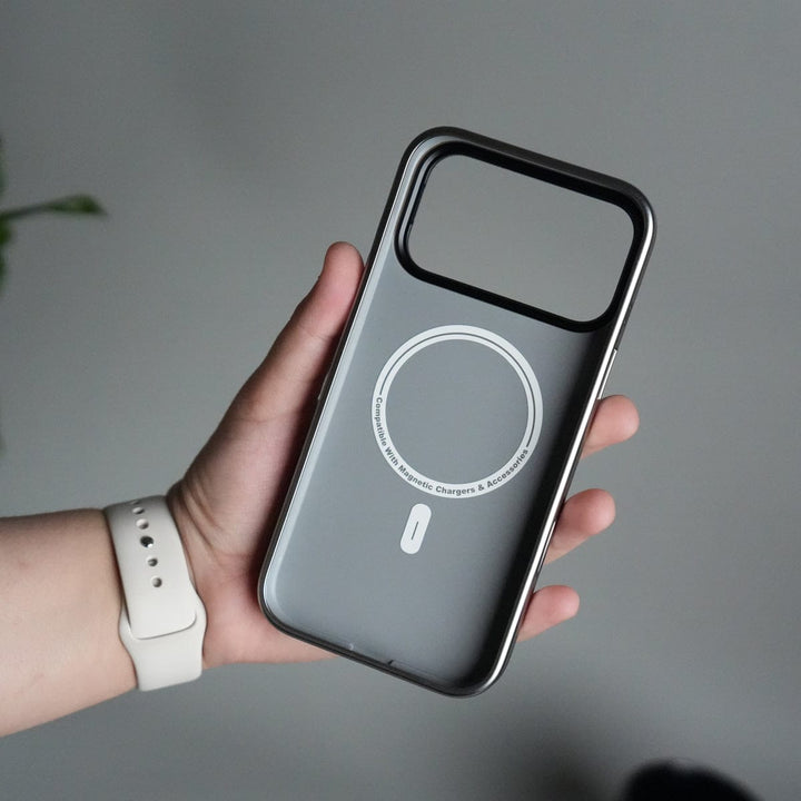 FRATO iPhone 17 Series iPhone 17 Pro Max Premium Leather Back Case with Metal Kickstand And camera Bump Cover