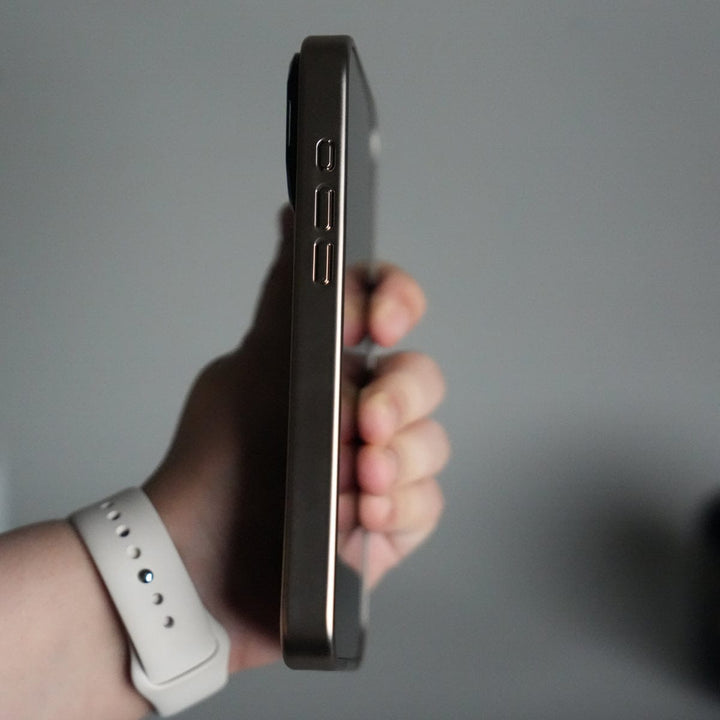 FRATO iPhone 17 Series iPhone 17 Pro Max Premium Leather Back Case with Metal Kickstand And camera Bump Cover