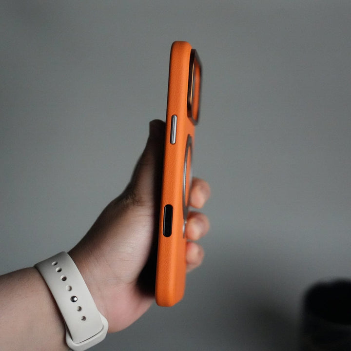 FRATO iPhone 17 Series iPhone 17 Pro Max Premium Leather Kickstand Case | Metal Ring Stand | Shockproof Back Cover