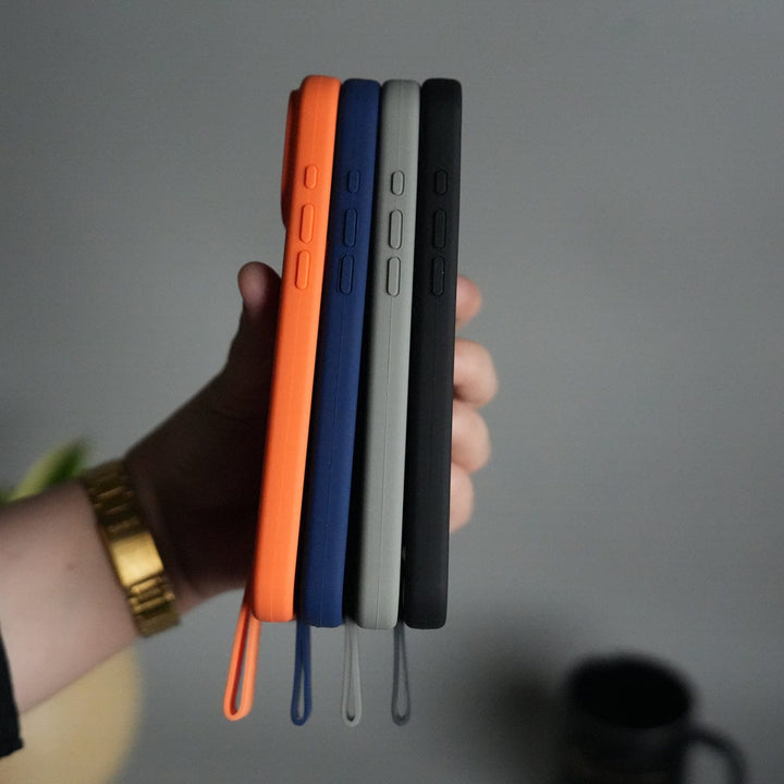 FRATO iPhone 17 Series iPhone 17 Pro Max Silicone Case | Magnetic Ring | Silicone Rotating Grip Strap Cover