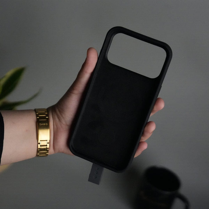 FRATO iPhone 17 Series iPhone 17 Pro Max Silicone Case | Magnetic Ring | Silicone Rotating Grip Strap Cover