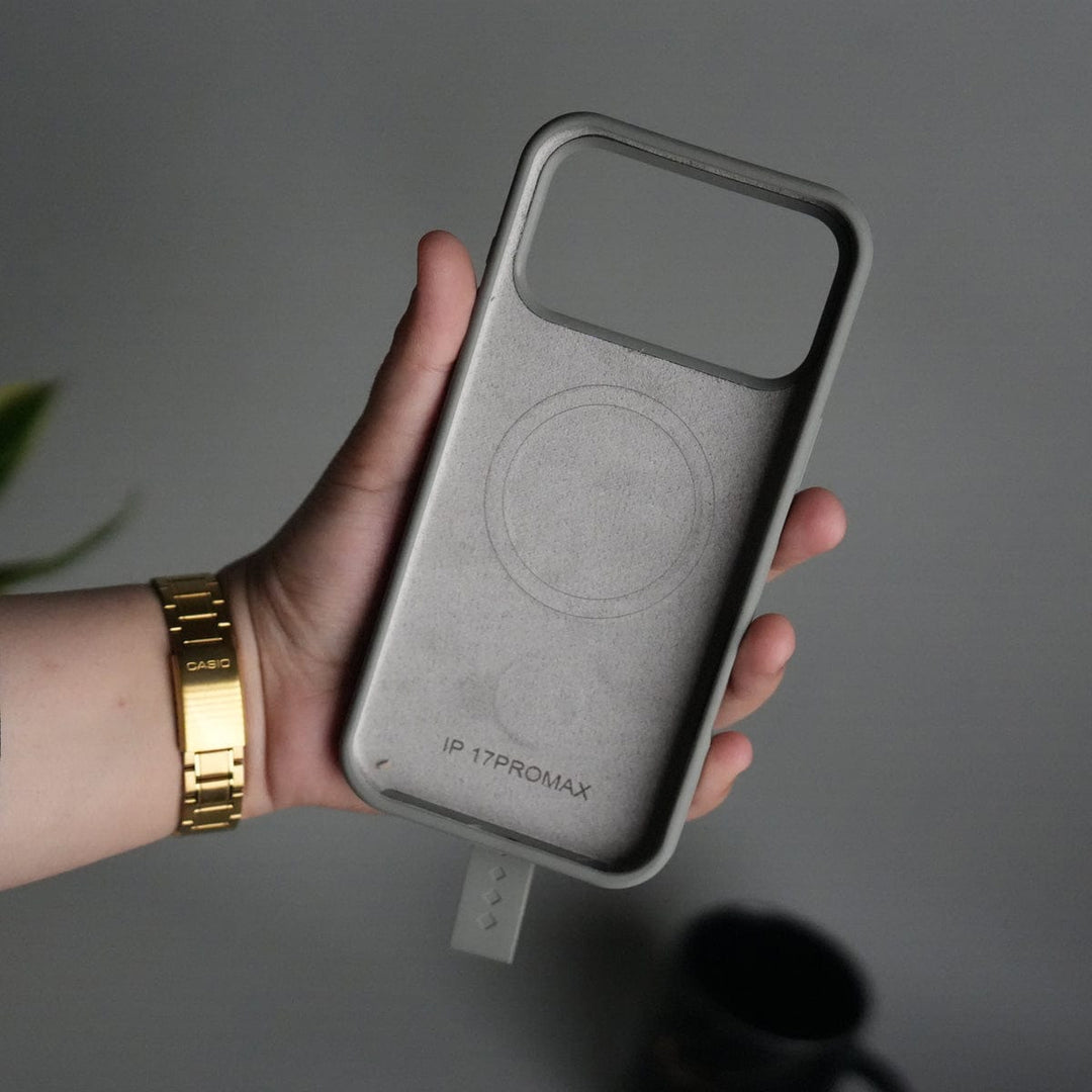 FRATO iPhone 17 Series iPhone 17 Pro Max Silicone Case | Magnetic Ring | Silicone Rotating Grip Strap Cover