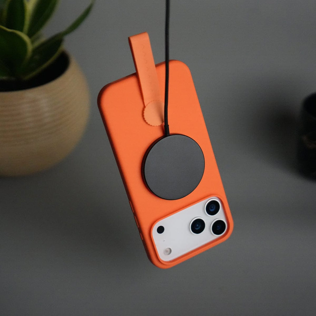 FRATO iPhone 17 Series iPhone 17 Pro Max Silicone Case | Magnetic Ring | Silicone Rotating Grip Strap Cover