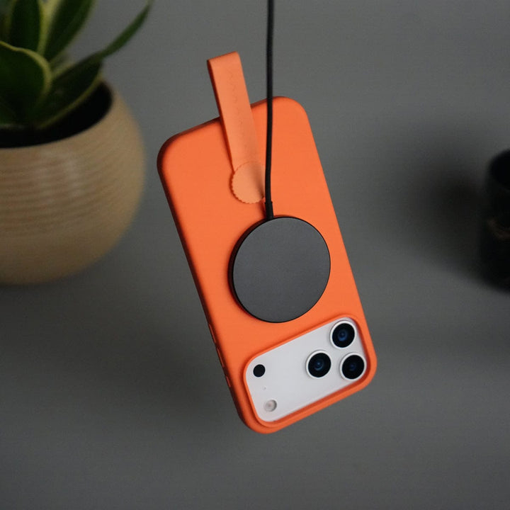 FRATO iPhone 17 Series iPhone 17 Pro Max Silicone Case | Magnetic Ring | Silicone Rotating Grip Strap Cover