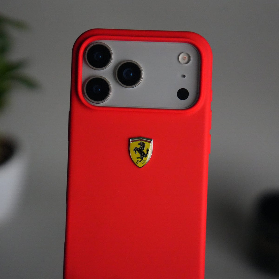 FRATO iPhone 17 Series iPhone 17 Pro Max Sports Car Logo Liquid Silicone Case Cover