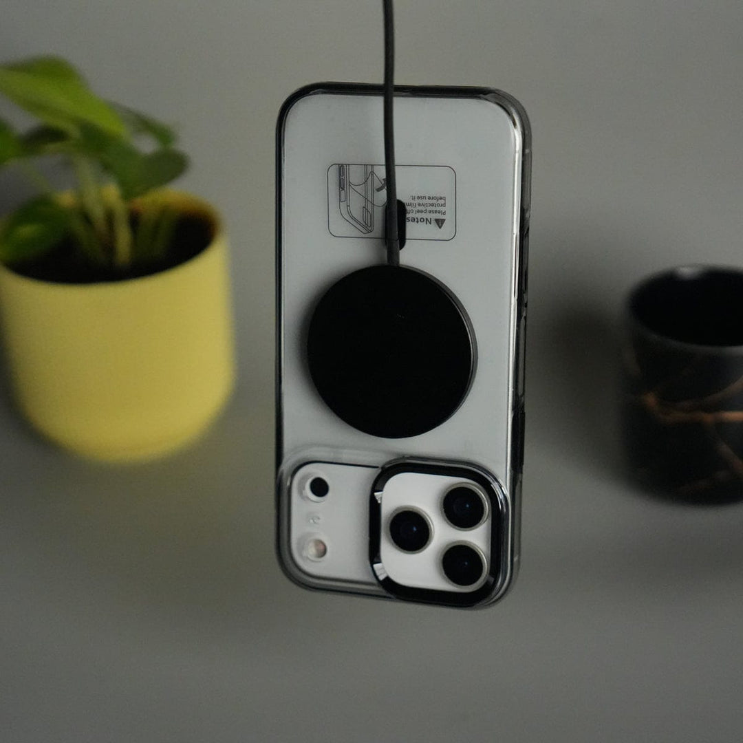 FRATO iPhone 17 Series iPhone 17 Pro Max Transparent MagSafe Case with Metal Camera Frame | Crystal Clear Back Cover