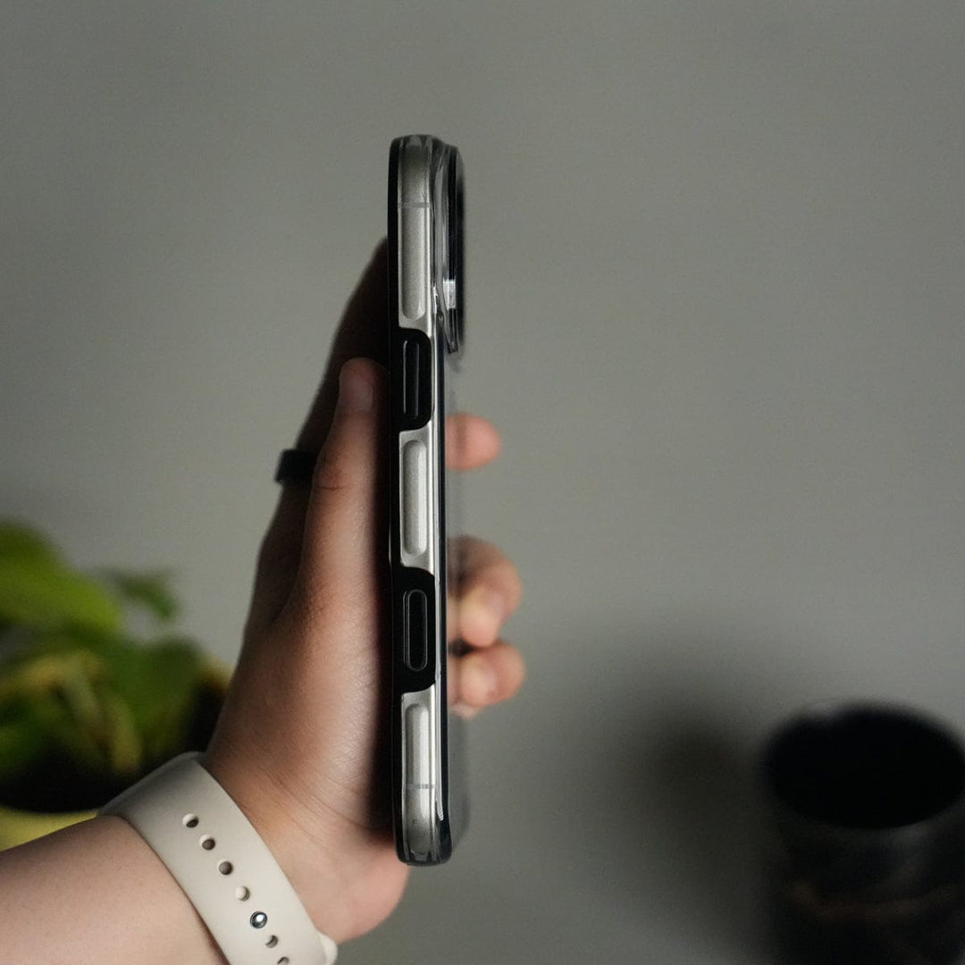 FRATO iPhone 17 Series iPhone 17 Pro Max Transparent MagSafe Case with Metal Camera Frame | Crystal Clear Back Cover