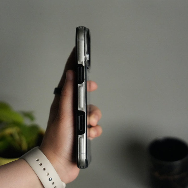 FRATO iPhone 17 Series iPhone 17 Pro Max Transparent MagSafe Case with Metal Camera Frame | Crystal Clear Back Cover