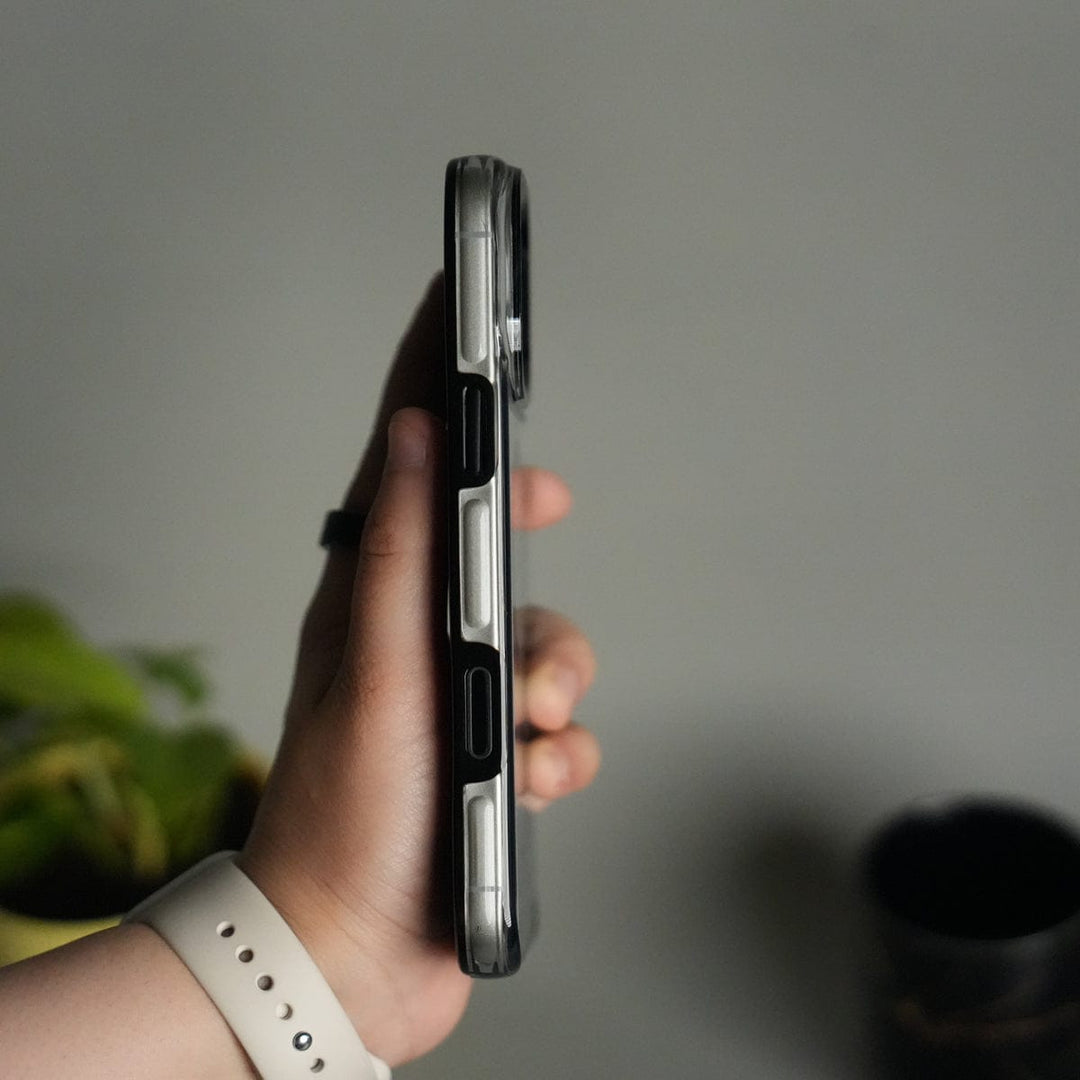 FRATO iPhone 17 Series iPhone 17 Pro Max Transparent MagSafe Case with Metal Camera Frame | Crystal Clear Back Cover