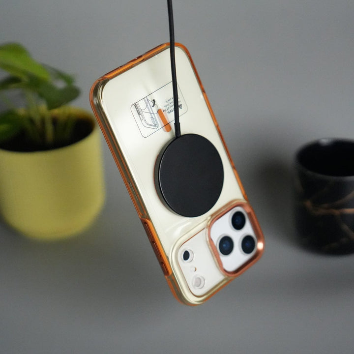 FRATO iPhone 17 Series iPhone 17 Pro Max Transparent MagSafe Case with Metal Camera Frame | Crystal Clear Back Cover