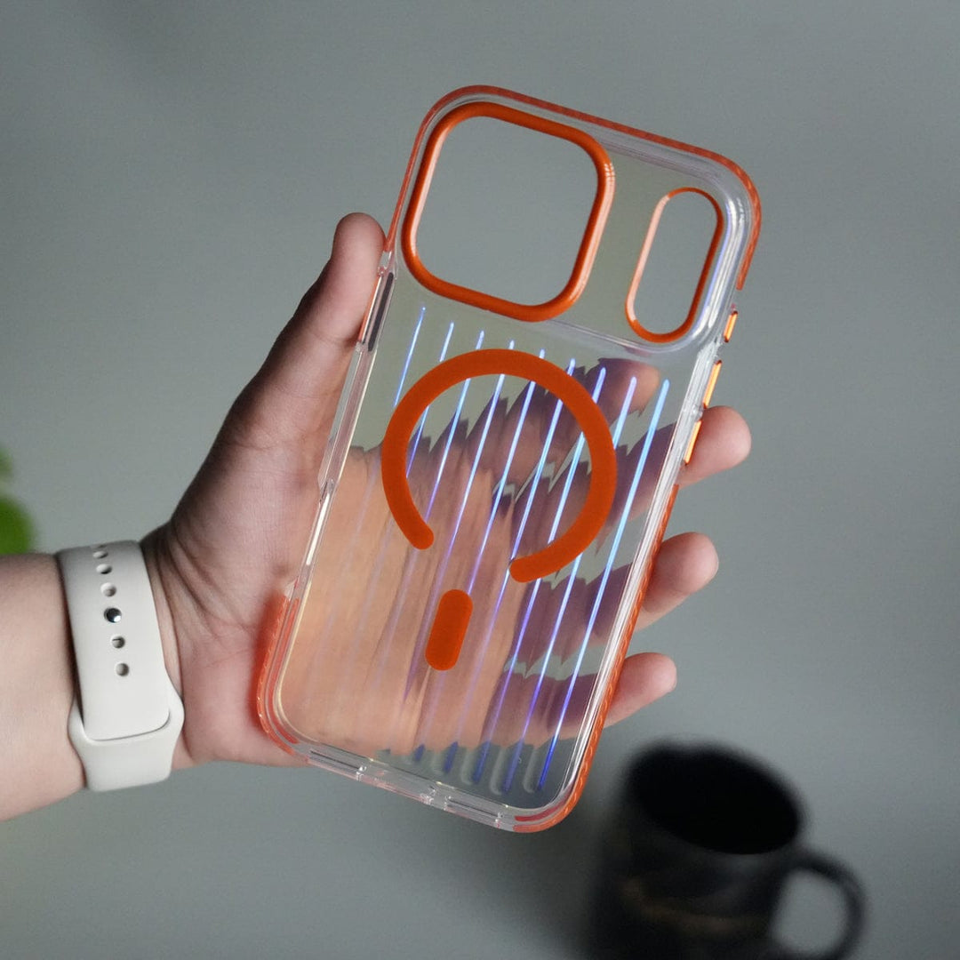 FRATO iPhone 17 Series iPhone 17 Pro Max Transparent MagSafe Suitcase Design Case Back Cover
