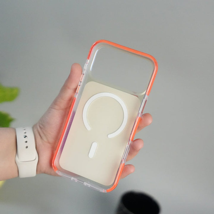 FRATO iPhone 17 Series iPhone 17 Pro Max Transparent Soft Edge MagSafe Case Cover