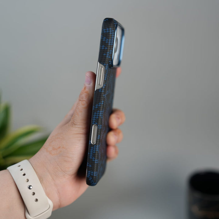 FRATO iPhone 17 Series iPhone 17 Pro Max Ultra-Thin Carbon Fiber Texture Hard Pc MagSafe Case | Lightweight Back Cover