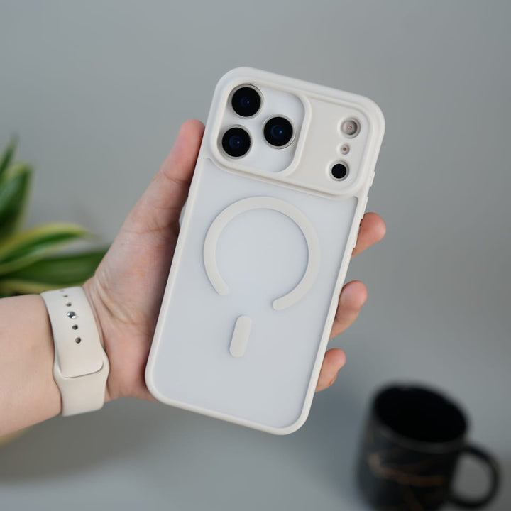 FRATO iPhone 17 Series iPhone 17 Pro Max / White iPhone 17 Series Frosted Matte MagSafe Case | Anti-Fingerprint Translucent Back Cover