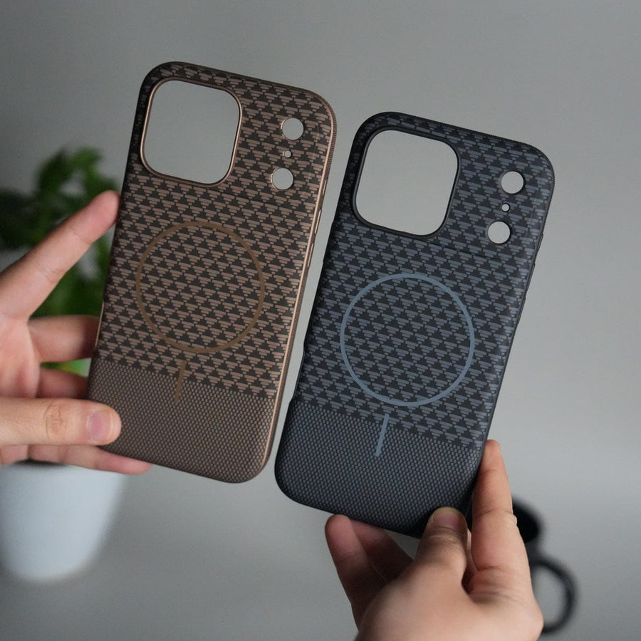 FRATO iPhone 17 Series iPhone 17 Pro Max Woven Pattern MagSafe Case for  | Textured Grip | Shockproof Protection