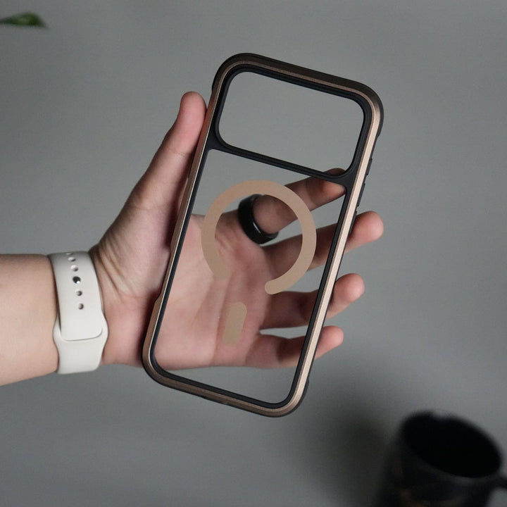 FRATO iPhone 17 Series iPhone 17 Pro Military Grade Durable Aluminum Frame MagSafe Case | Anti-Yellowing Technology Case