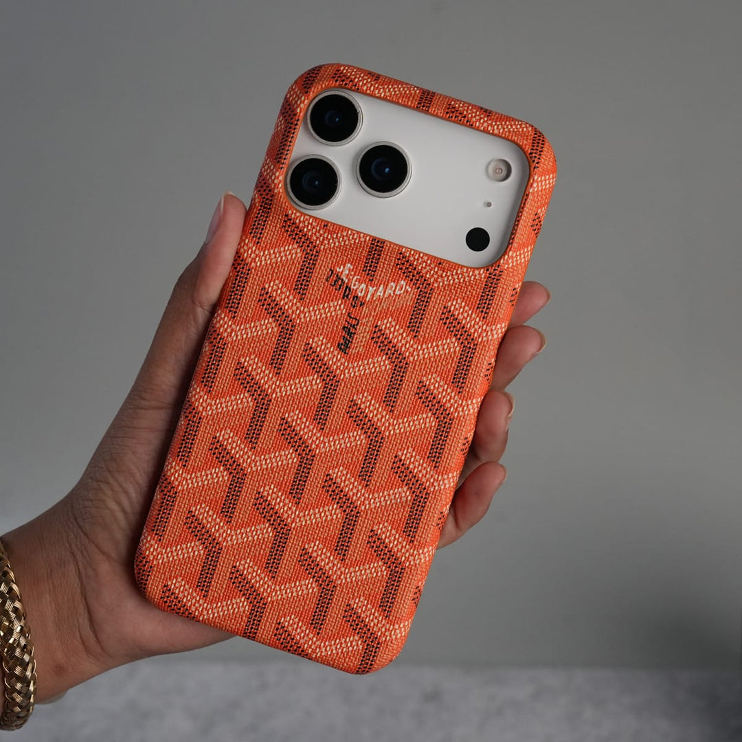 FRATO iPhone 17 Series iPhone 17 Pro / Orange iPhone 17 Series GY luxury Design Brand Case Cover