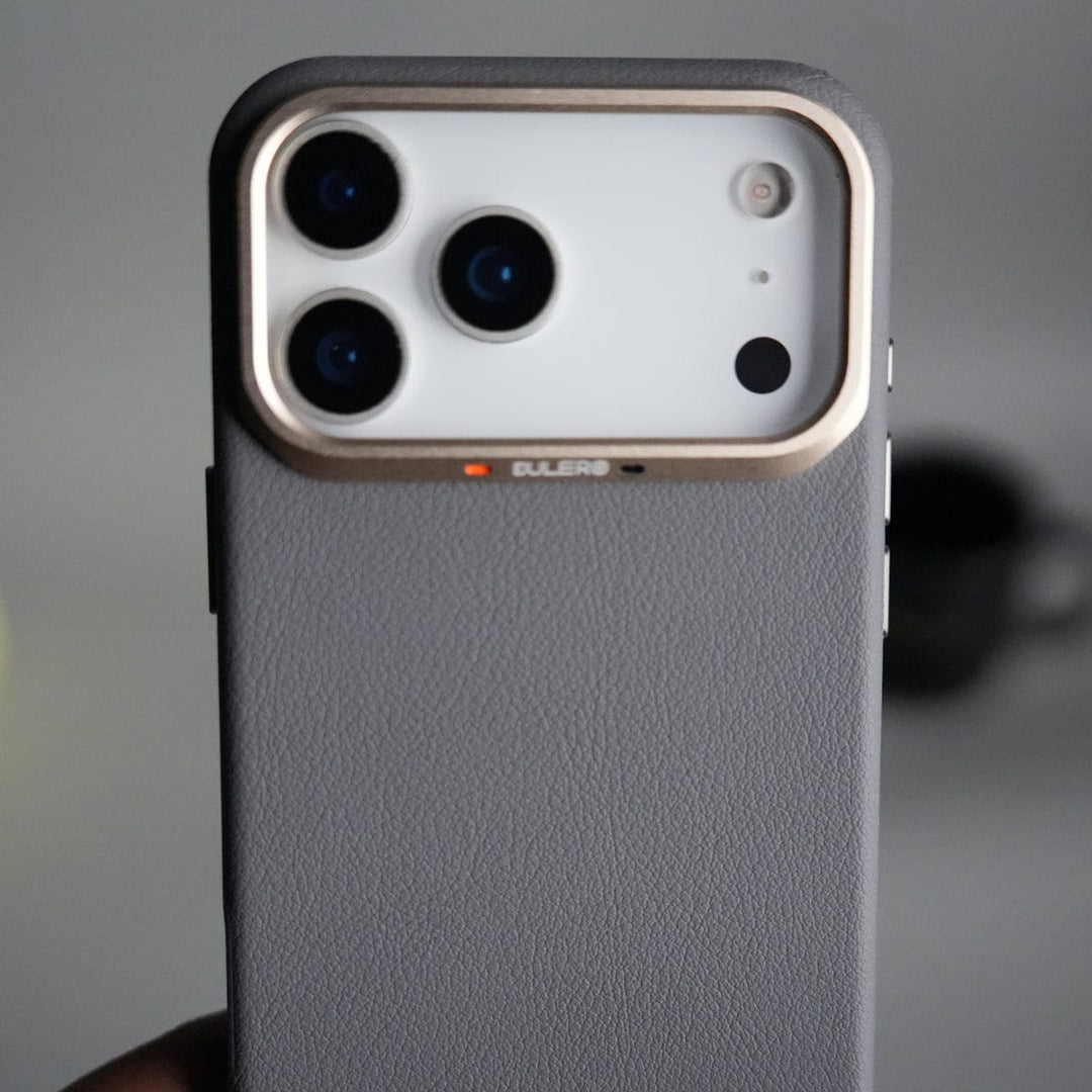 FRATO iPhone 17 Series iPhone 17 Pro PU Leather Case with Metal Camera Frame