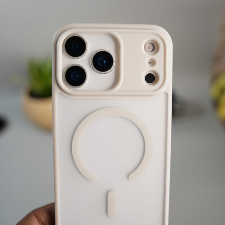 FRATO iPhone 17 Series iPhone 17 Pro / White iPhone 17 Series Frosted Matte MagSafe Case | Anti-Fingerprint Translucent Back Cover