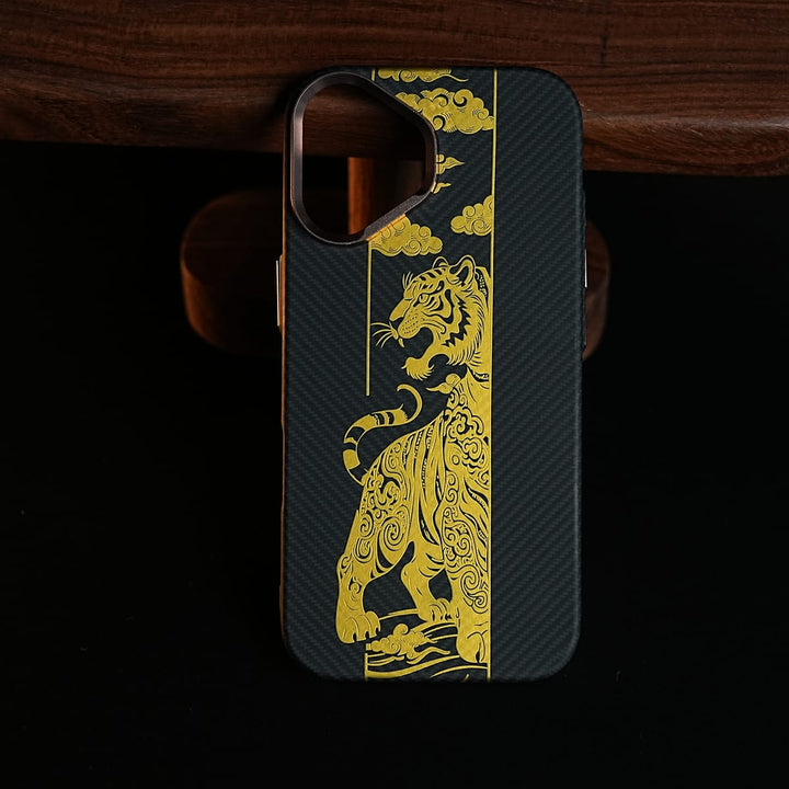 FRATO iPhone 17 Series iPhone 17 Royal Gold Tiger Edition Magsafe Case