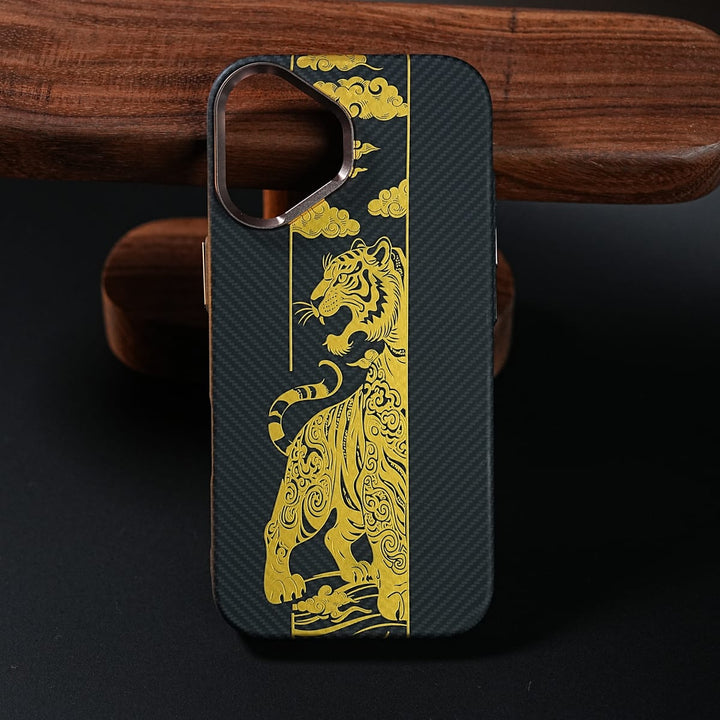 FRATO iPhone 17 Series iPhone 17 Royal Gold Tiger Edition Magsafe Case