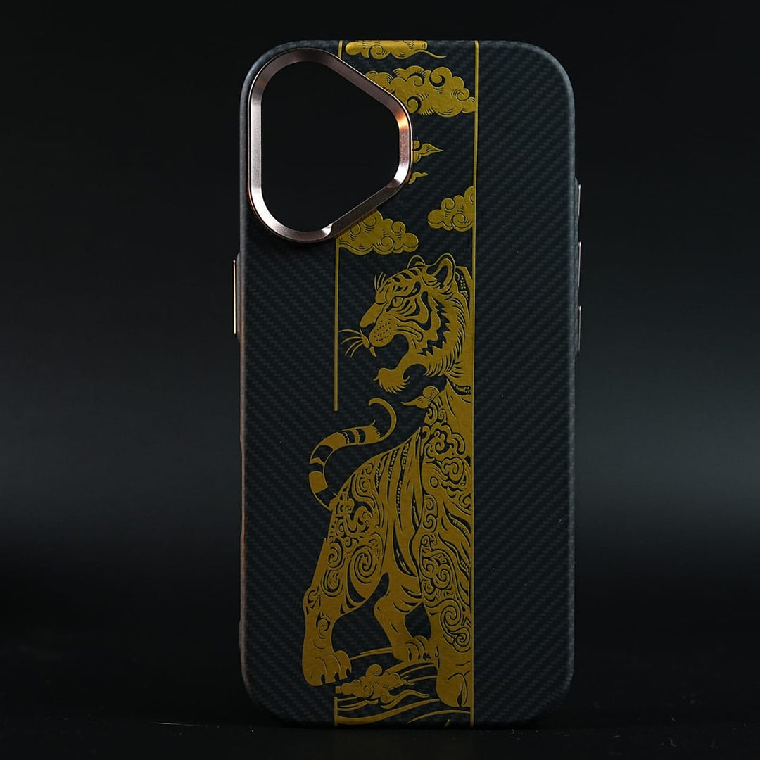 FRATO iPhone 17 Series iPhone 17 Royal Gold Tiger Edition Magsafe Case