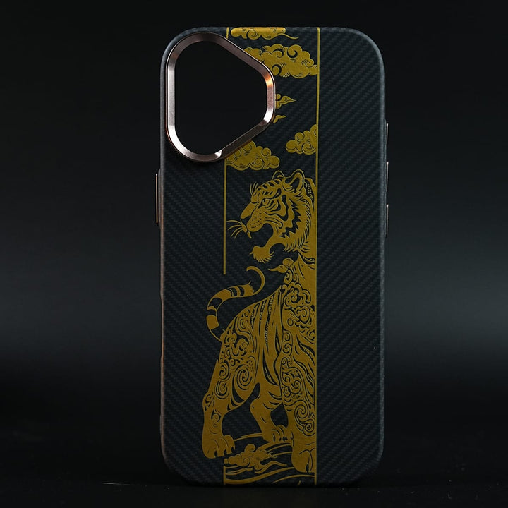FRATO iPhone 17 Series iPhone 17 Royal Gold Tiger Edition Magsafe Case