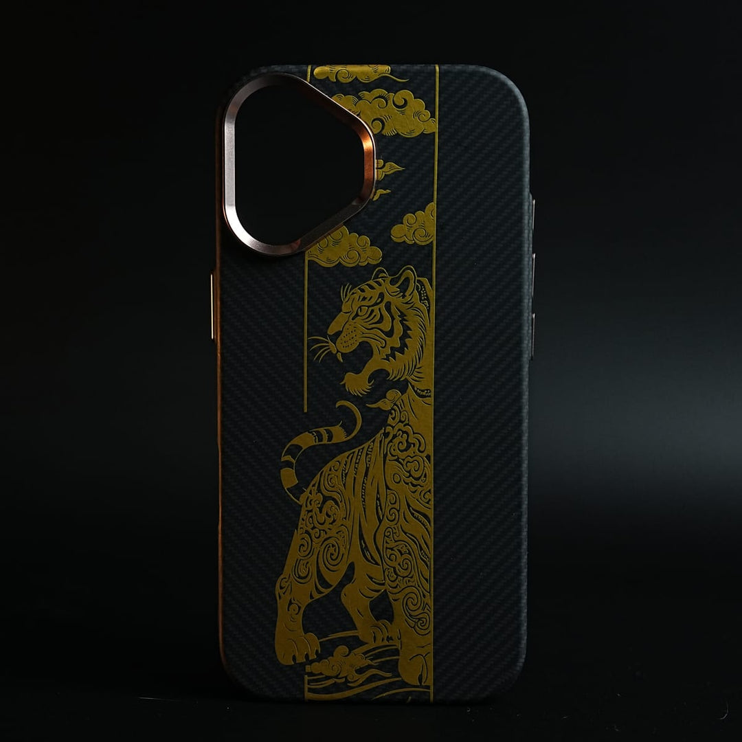 FRATO iPhone 17 Series iPhone 17 Royal Gold Tiger Edition Magsafe Case