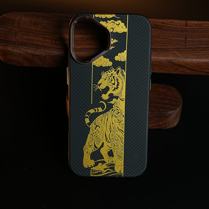 FRATO iPhone 17 Series iPhone 17 Royal Gold Tiger Edition Magsafe Case