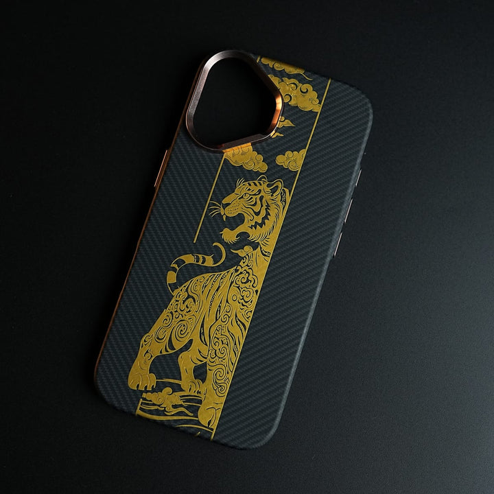 FRATO iPhone 17 Series iPhone 17 Royal Gold Tiger Edition Magsafe Case